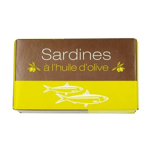 Sardines à l'huile d'olive Maroc boîte pne 88g