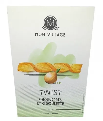 Twist apéritifs oignon ciboulette  boîte 100g