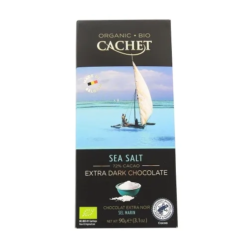 Chocolat noir BIO fleur de sel 90g