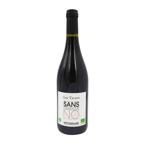 Vin rouge Méditerranée IGP Les Tavans BIO btl 75cl