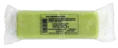 Pâte d'amande verte 33% paquet 250g