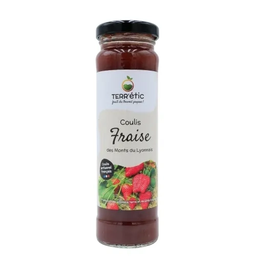 Coulis de fraises flacon 156ml
