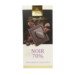 Chocolat noir 70% Costa Rica tablette 100g Maison Montfève
