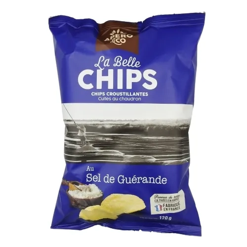 Chips au sel de Guérande cuite au chaudron 120g