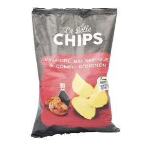 Chips vinaigre balsamique et confit d'oignon paquet 120g La Belle Chips
