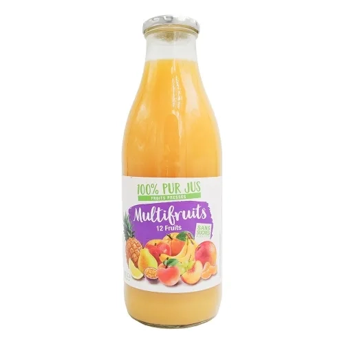Pur jus multifruits 12 fruits bouteille 1L