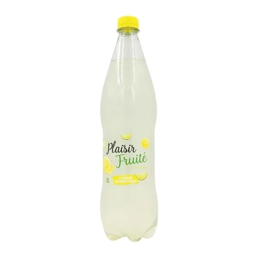 Boisson gazeuse saveur citron/citron vert bouteille 1L