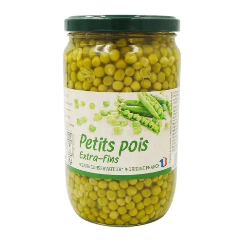 Petits pois extra-fin France bocal pne 445g