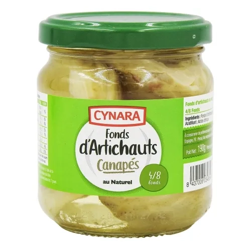 Fonds d'artichauts bocal pne 95g