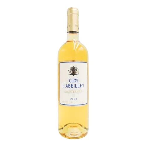 Vin blanc Sauternes Clos L'abeilley AOC btle 75cl