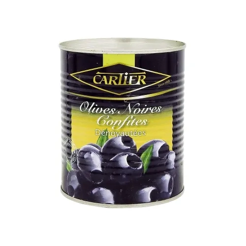 Olives Noires dénoyautées Cartier Bte 4/4