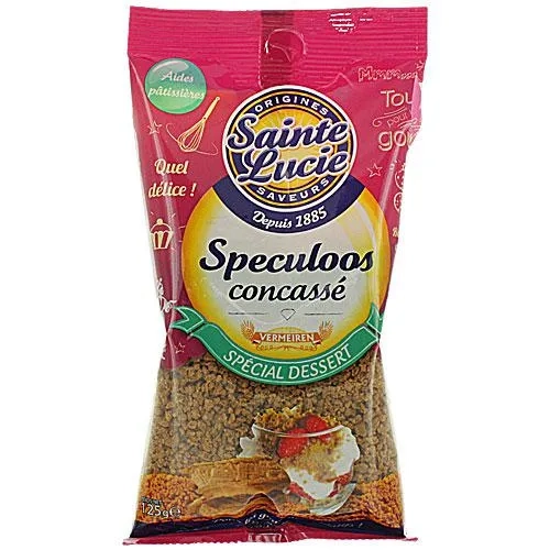 Speculoos concassé  sachet 125g Sainte Lucie