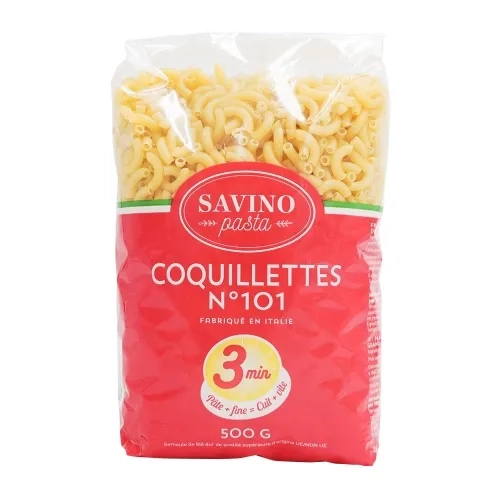 Pâtes Coquillettes n°101 Expres 500gr Savino Pasta
