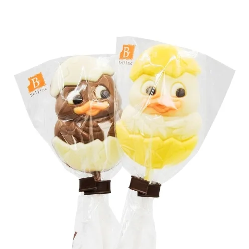 Sucette poussin chocolat lait samantha sachet 25g