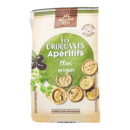 Biscuits olives origan sachet 100g