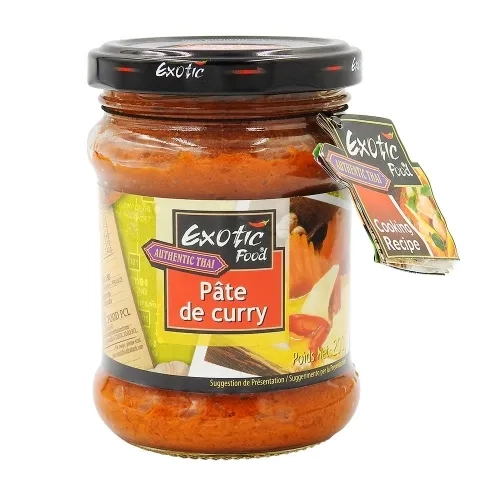 Pâte de curry jaune pot 200g Exotic Food