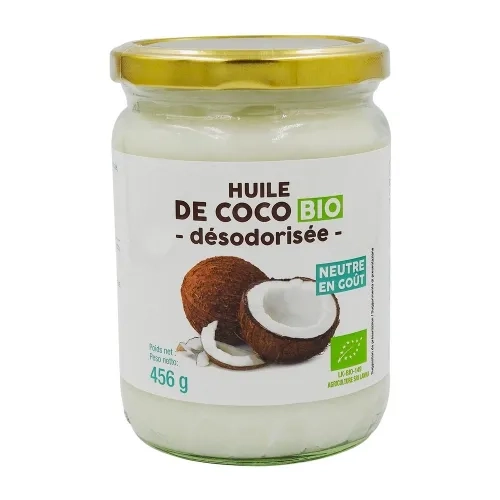 Huile de coco désodorisée BIO pot 500ml