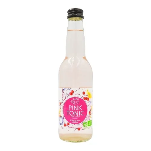 Boisson gazeuse Pink tonic BIO bouteille 33cl