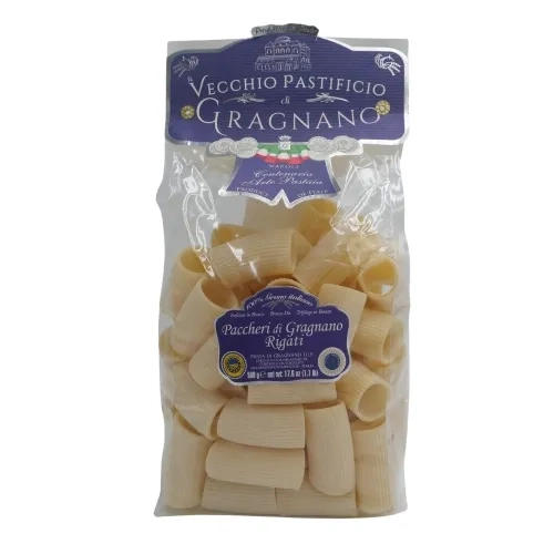 Pâtes Paccheri Rigati Gragnano IGP paquet 500g