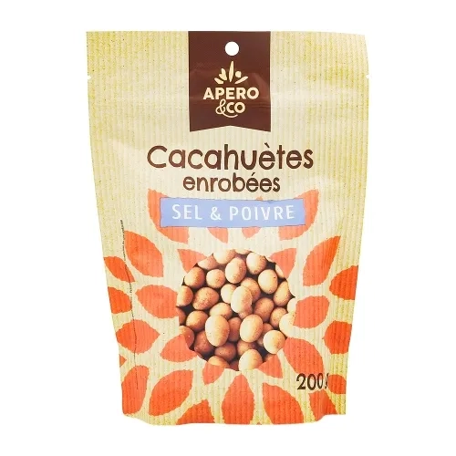 Arachide enrobées saveur sel & poivre doypack 200g