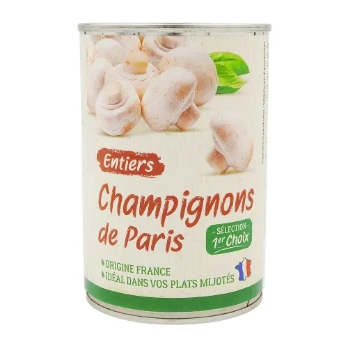 Champignons Paris entiers FRANCE pne 390g