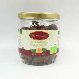 Châtaignes pelées au feu BIO pot 210g
