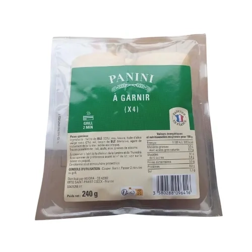 Lot de 4 Pains panini 240g