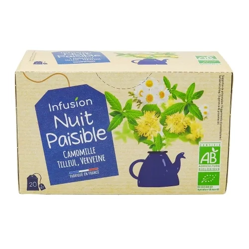 Infusion BIO pour la nuit 20 sachets