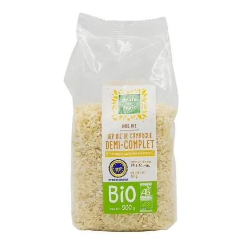 Riz demi complet BIO Camargue IGP paquet 500g