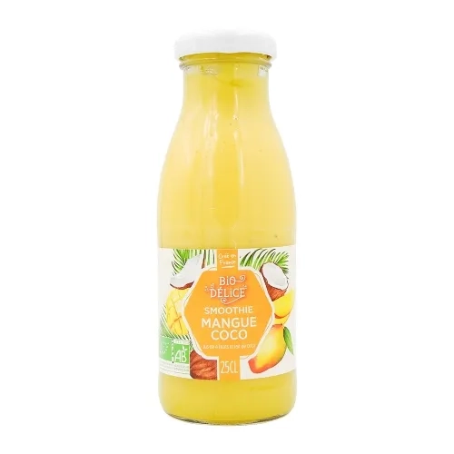 Smoothie mangue coco BIO bouteille 25cl