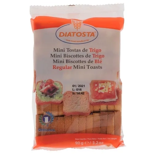 Mini biscottes au blé  sachet 90g