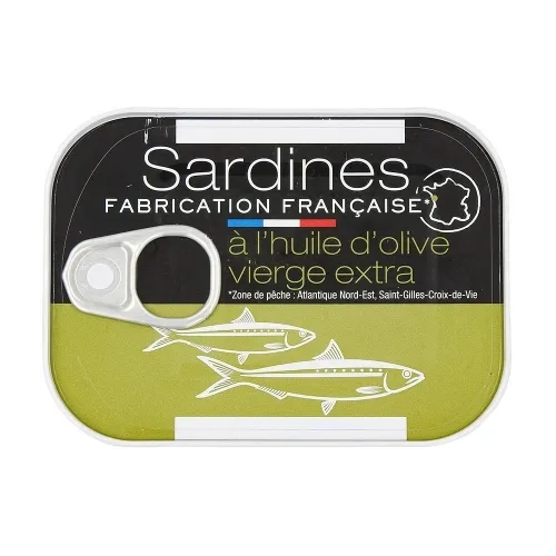 Sardines à l'huile d'olive extra vierge pne 80.5g
