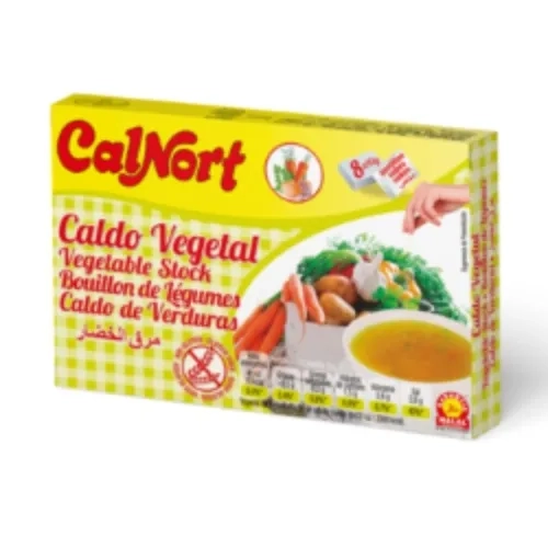 Bouillon de légumes Halal paquet 80g Calnort