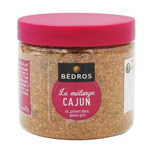 CAJUN MELANGE D'EPICES POT PET 95 gr Bédros/CT 12