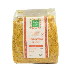 Couscous aux épices sachet 400g Grain de frais