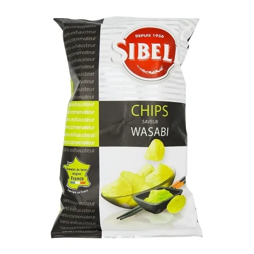 Chips wasabi paquet 100g Sibell
