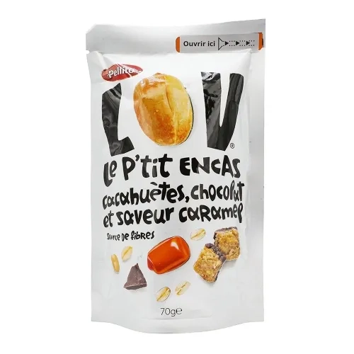 Chocolat cacahuète saveur caramel sachet 70g LOV