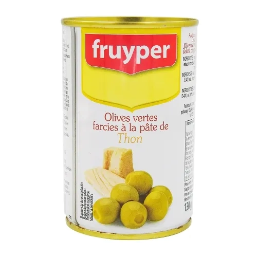 Olives farcies à la pâte de thon pne 130g