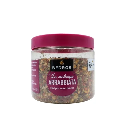 MELANGE ARRABBIATA POT PET 60gr Bédros/CT 12