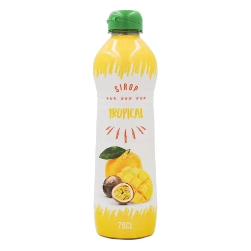 Sirop saveur tropical bouteille 75cl