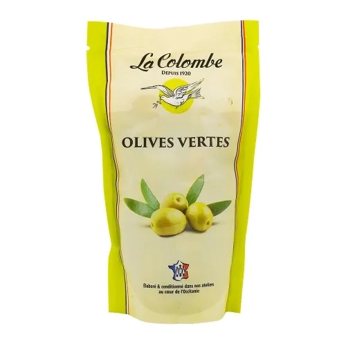 Olives vertes entières sachet 125g la colombe