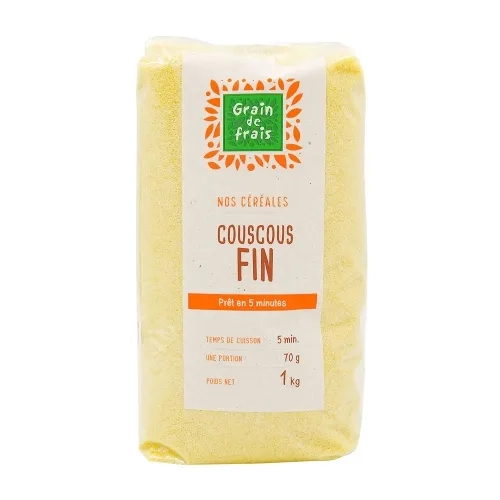 Couscous fin paquet 1kg Grain de Frais