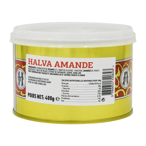 Halva à l'amande boîte 400g