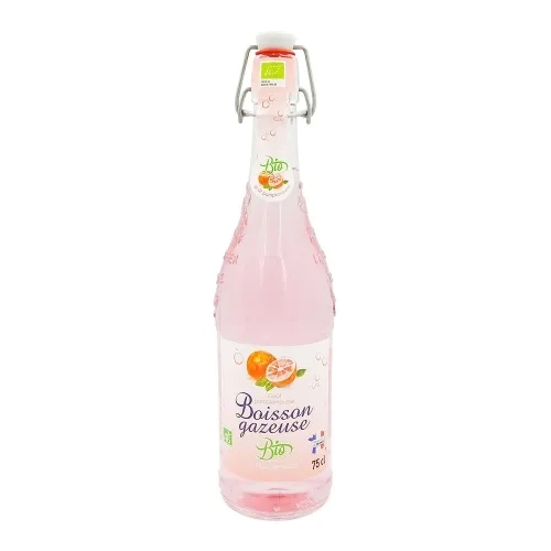 Boisson gazeuse goût pamplemousse BIO btl 75cl
