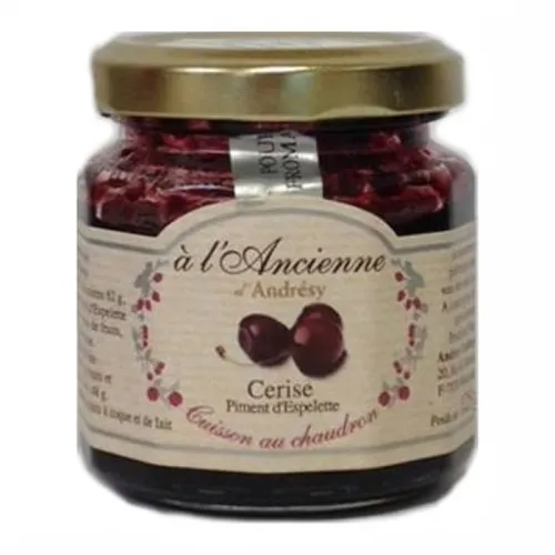 Cerise noire au piment d'Espelette pot 130g