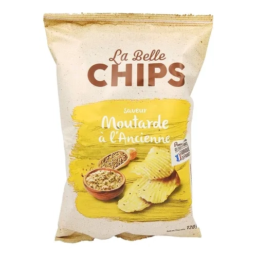 Chips moutarde à l'ancienne 120g La Belle Chips