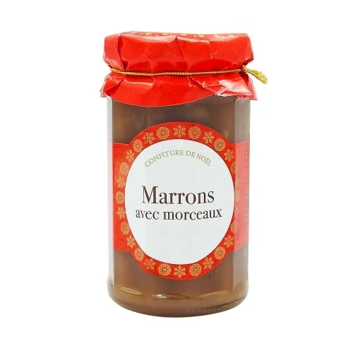 Confiture de marrons avec morceaux pot 270gr