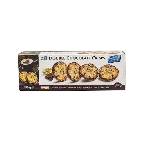 Galettes suédoises double chocolat paquet 150g