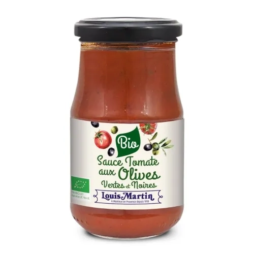 Sauce aux olives BIO pot 190g Louis Martin