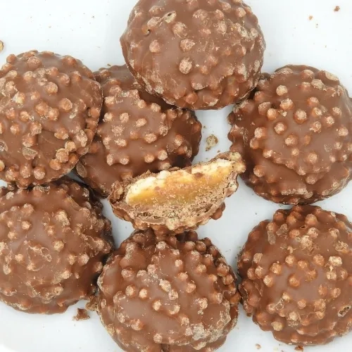 Guimauves chocolat au lait croustillantes